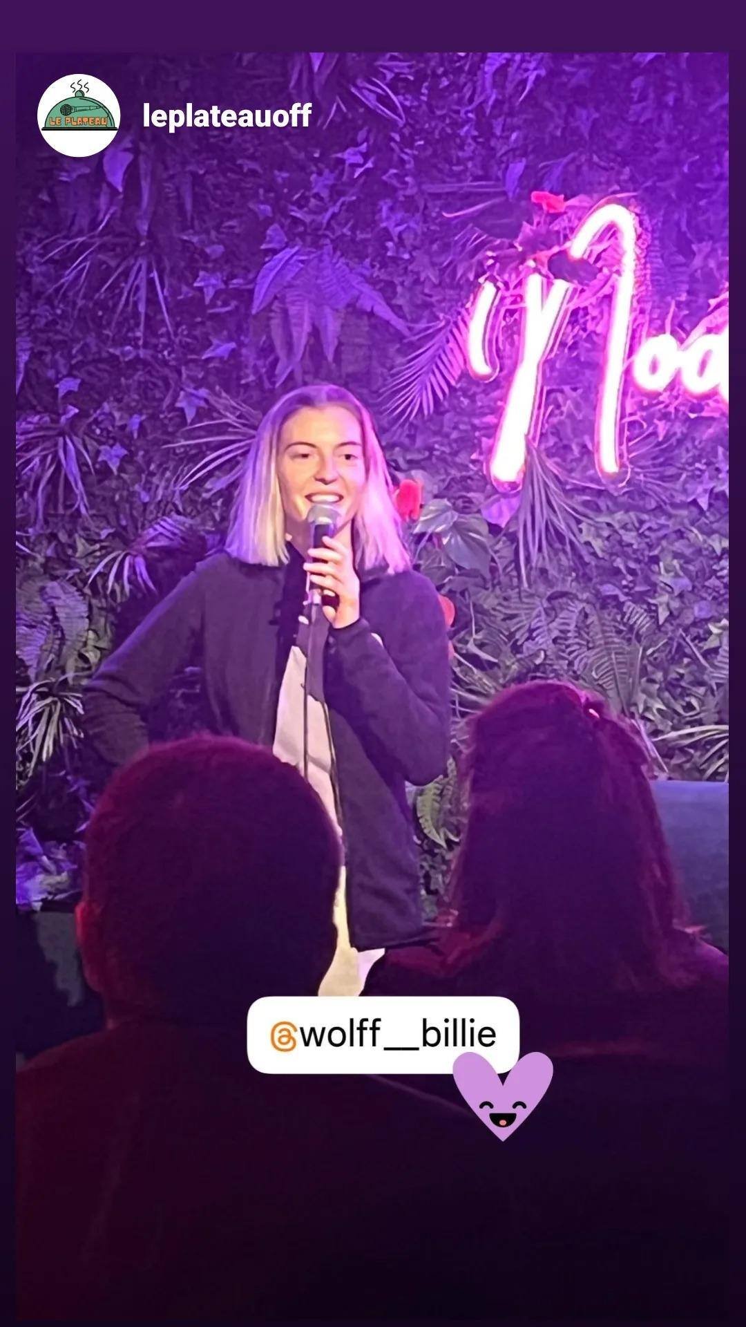 Billie Wolff-everest-comedy-club-paris